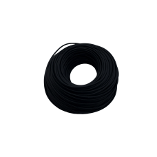 Провід силікований 30AWG 8C чорний 20m