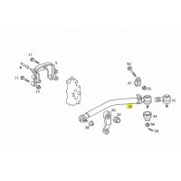 Продольная рулевая тяга Mercedes 814